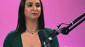 Busty Hailey Rose's goddess tits shine in hot interview! 💖