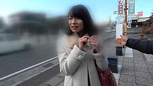 blindfolded japanese college girl senses explode in hard miniskirt play interview