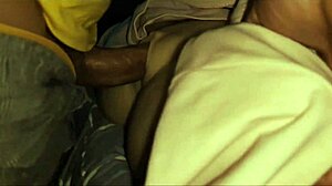 petite asian joins 3some sucking wet pussy and cumshots