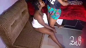 Zainab And Blacka Homemade Lesbian Big Tits Kissing