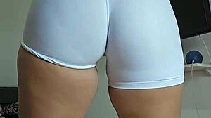 Home Workout Flashes Curvy Body for Devoted Lovers