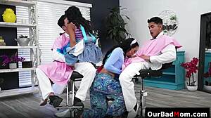 Huge Cock Drives Her to Crazy Cum OurBadMom