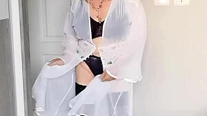 busty milf stockings closeup pussy masturbation homemade show