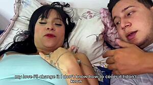 Christmas Latina Lesbians Call Studs for Huge Tit Orgy Fuck