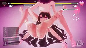Lesbians Finger And Fist Assholes In Wild Battle!