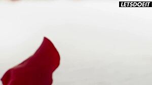 Freya Mayer's Erotic Valentine's Ride with Lover's Big Cock Missionary Style