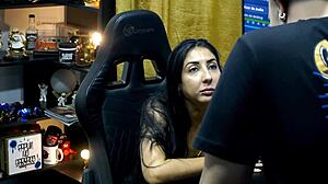 Renatinha Mello Kisses Ruan's Rock Hard Cock Grip