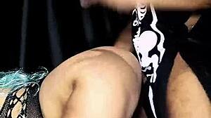 after halloween party bestie lets me creampie her juicy pussy 🎃💦