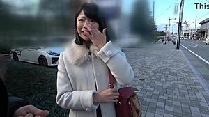 blindfolded japanese college girl senses explode in hard miniskirt play interview