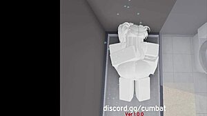 monster cock doggystyles big tits ass bent over shower