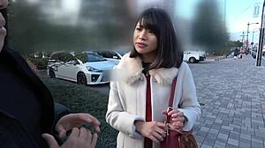 blindfolded japanese college girl senses explode in hard miniskirt play interview