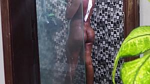 morning shower fuck she demands pussy eat after creampie