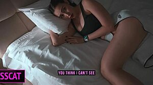 Stepson Dreams of Fucking Stepmom in Hotel Room Till Facial Creampie