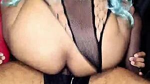 after halloween party bestie lets me creampie her juicy pussy 🎃💦