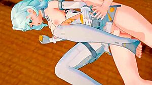 Wise's Hot Seed Impregnates Seed in Zenless Zone Zero Hentai Cumshot Creampie