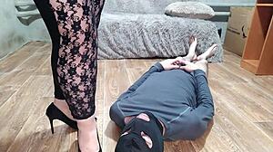 oh man hot mother-in-law smothers stepson-in-law's face in lingerie dirty talk