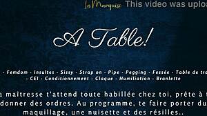 Ready for french femdom milking on this table sissy? Cei dirty talk awaits!