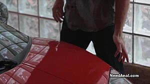 Oh damn busty cheating girlfriend begs for rough anal now!