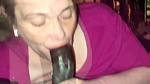 Nice Mature Lady Deepthroats BBC Sucks Balls Thanks Trash Duty