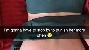 real cheating neighbor richelle rose bends over for skinny blonde's huge cock creampie on snapchat