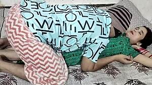 Horny Indian Jija Sali Couple Juicy New Year Sex