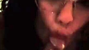 Bored Wife Begs Husband for Deepthroat Cock Sucking in Dorm