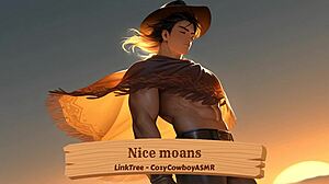 Guy's intriguing moans build to tasty orgasm