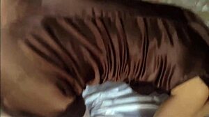 french blonde amateur bent over doggystyle in satin lingerie...