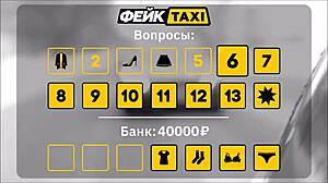 russian milf horny wife plays dirty public game in fake taxi pickup