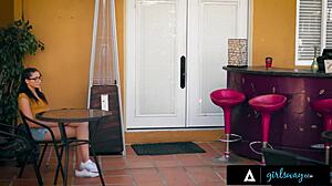 Aidra Fox's Sorority Lick Fest with Jillian Janson Spanking Tits