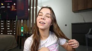 ever wonder how shaved student slut monika squirts wild with dildo on cam?
