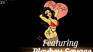 Busty hotwife boston swallows huge bbc deep in the pool!