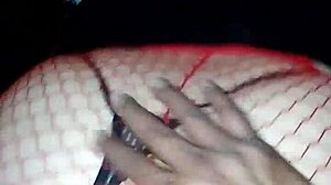 Guy rams huge cock deep into hot wife's tight pussy and ass