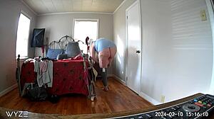 Step Mom Tries New Clothes from Shop Then Masturbates on Hidden Cam