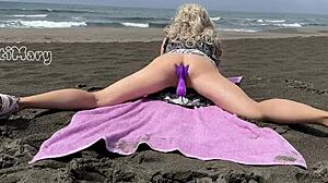 japanese babe fingers pussy outdoors in public risking squirt orgasm close-up view