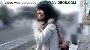 blindfolded japanese college girl senses explode in hard miniskirt play interview