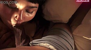 mi hermanastro me hace cosquillas y mete su pene en mi boca antes de follarme