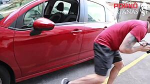 hot cop takes huge cock in pussy and ass rough