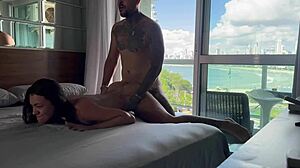 perfect beach sex pt2 with her riding sensual latina ass