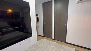 horny threesome with my friend yenifer chacon moly smith and valentino roca