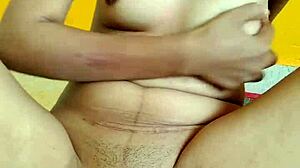 What if horny desi bhabhi Shivani fingers wet pussy during spicy tease?
