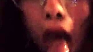 Bored Wife Begs Husband for Deepthroat Cock Sucking in Dorm