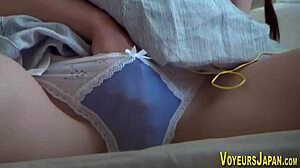 Solo Japanese Voyeur Fingers Pussy Orgasm Outdoor HD