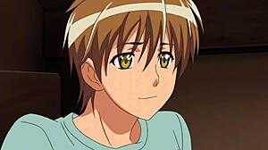 Hentai student seduces busty nun for anal church sex