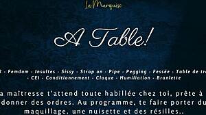 Ready for french femdom milking on this table sissy? Cei dirty talk awaits!