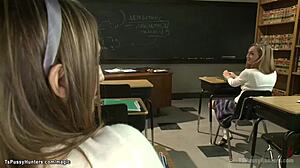 big cock shemale dominates and pounds classmate hard