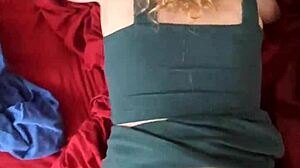 real cheating neighbor richelle rose bends over for skinny blonde's huge cock creampie on snapchat