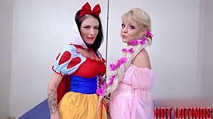 Snow White and Fairy Fuck Bearded Man in Ass and More!