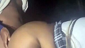 sexy bbw milf slurps cock then rides deep in dark woods