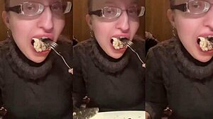 guy enjoys asmr dinner date in cozy restaurant